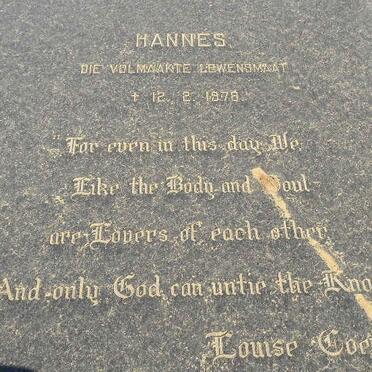 COETZEE Hannes  -1978