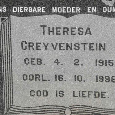 GREYVENSTEIN Theresa 1915-1996