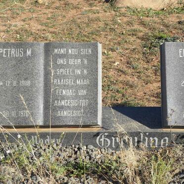 GREYLING Petrus M. 1908-1976 &amp; Emma H. 1917-1986
