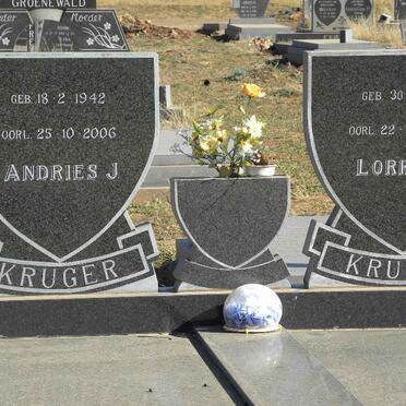 KRUGER Andries J. 1942-2006 &amp; Lorraine 1946-1991