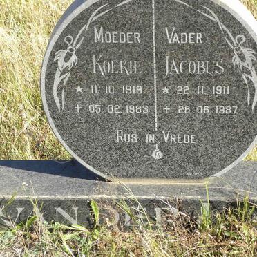 LINDE Jacobus, van der 1911-1987 &amp; Koekie 1919-1983