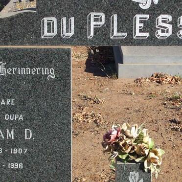 PLESSIS Abraham D., du 1907-1996 &amp; Isabella C.P. AUCAMP 1908-1986