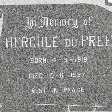 PREEZ Herculé, du 1919-1987