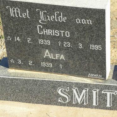 SMITH Christo 1939-1995 &amp; Alfa 1939-