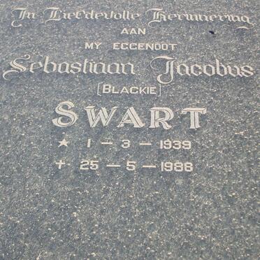 SWART Sebastiaan Jacobus 1939-1988
