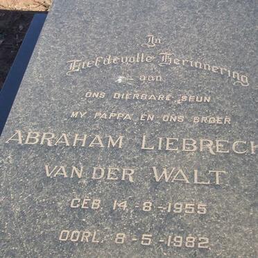 WALT Abraham Liebrecht, van der 1955-1982