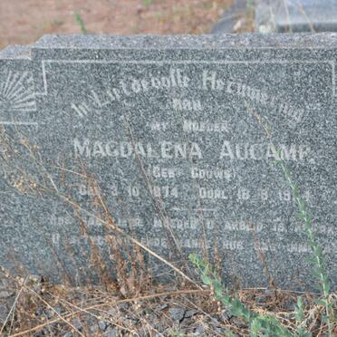 AUCAMP Magdalena nee GOUWS 1874-19?4