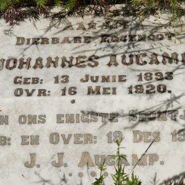 AUCAMP Johannes 1893-1920 :: AUCAMP J.J. 1919-1919