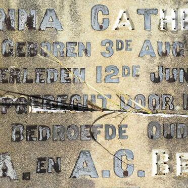 BESTER Anna Catherina 1916-1920