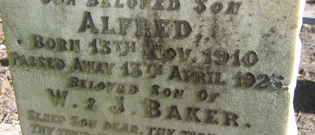 BAKER Alfred 1910-1926