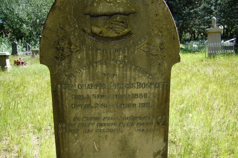 BOSHOFF Josef Johannes Petrus 1859-1911