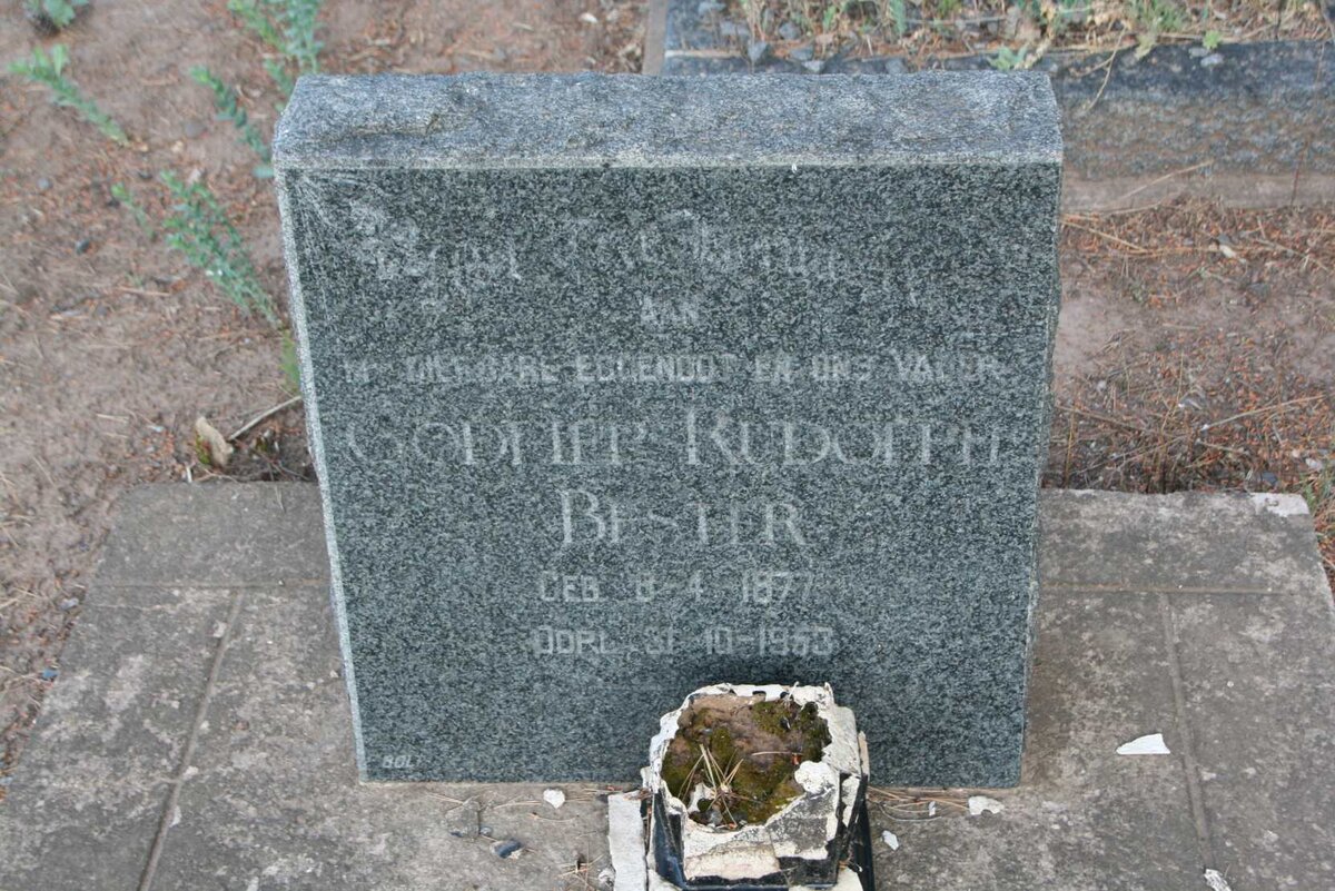 BESTER Godlieb Rudolph 1877-1953