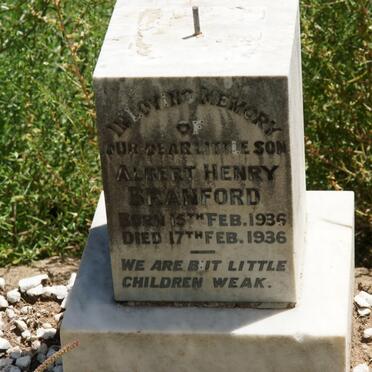 BRANFORD Albert Henry 1936-1936