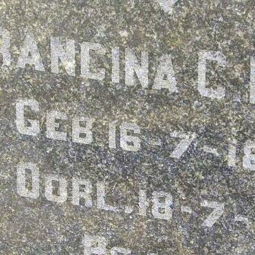 BUYS Francina C. 1877-1957 :: BUYS Hendrina M. 1859-