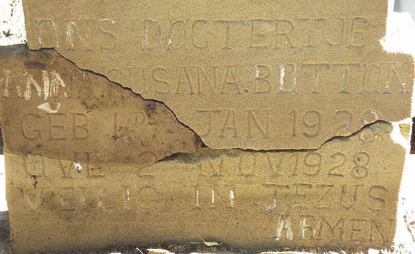 BUTTON Anna Susanna 1928