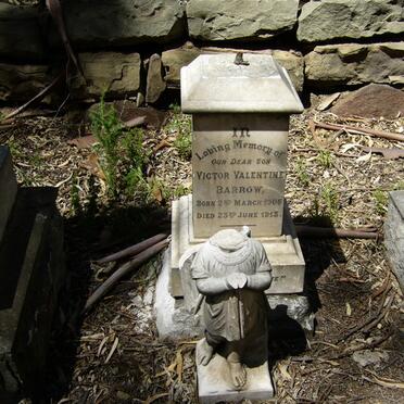 BARROW Victor Valentine 1905-1913