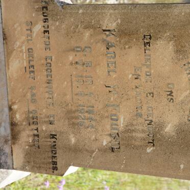 FOURIE Karel H. 1844-1926