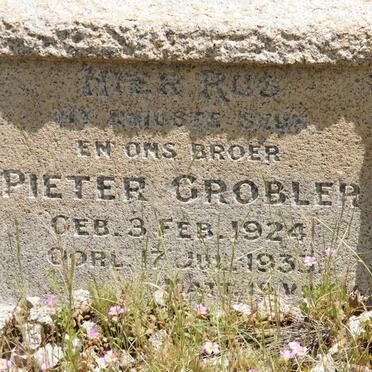 GROBLER Pieter 1924-1933