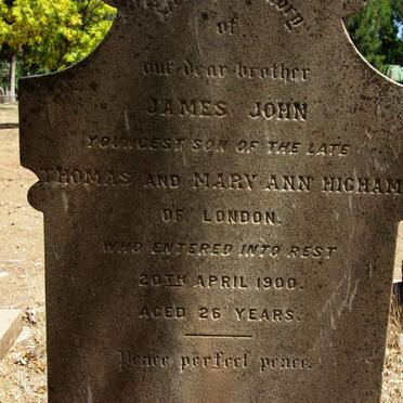 HIGHAM James John -1900