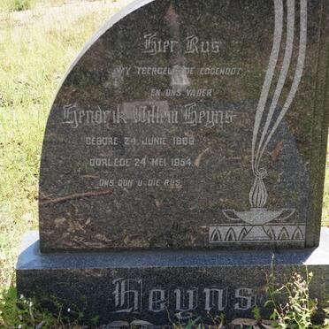 HEYNS Hendrik Willem 1889-1954