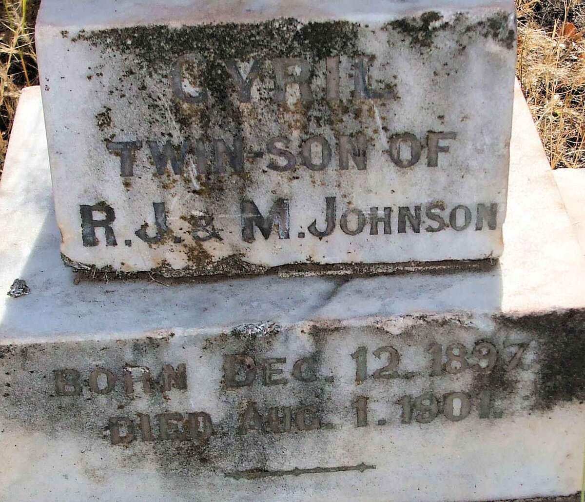 JOHNSON Cyril 1897-1901