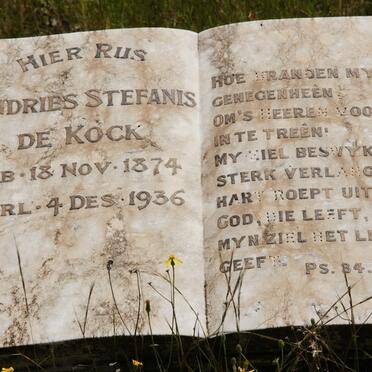 KOCK Andries Stefanus, de 1874-1936