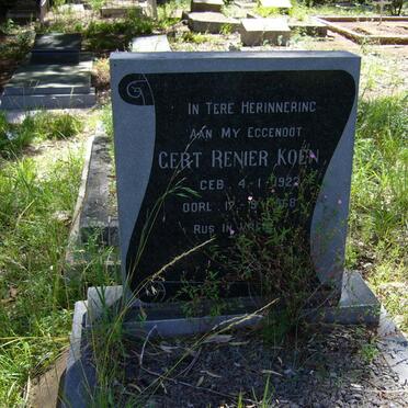 KOEN Gert Renier 1923-1968