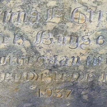 OLIVIER Anna L. nee BUYS 1897-1937