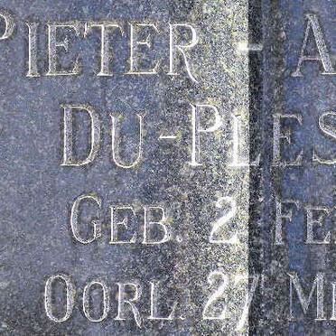PLESSIS Pieter-Abraham, du 1894-1959