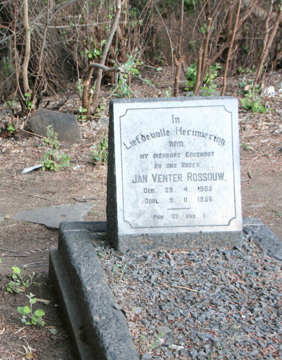ROSSOUW Jan Venter 1905-1956