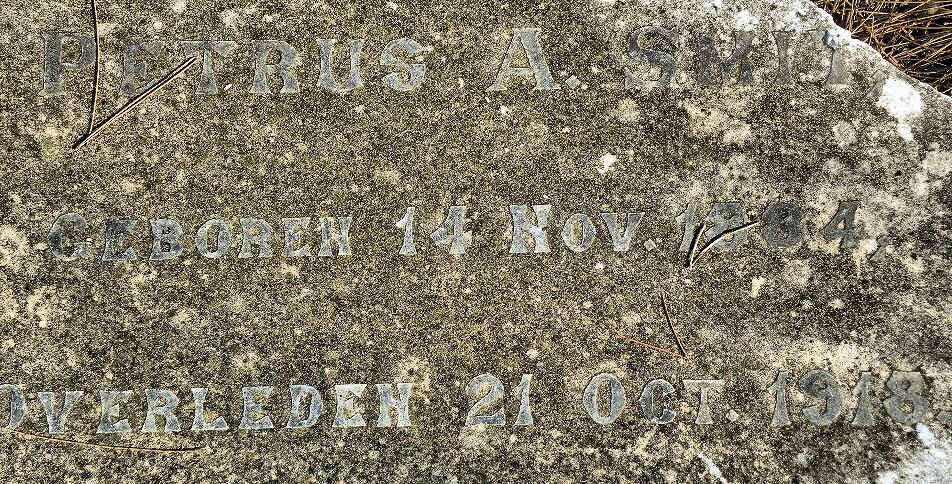 SMIT Petrus A. 1884-1918