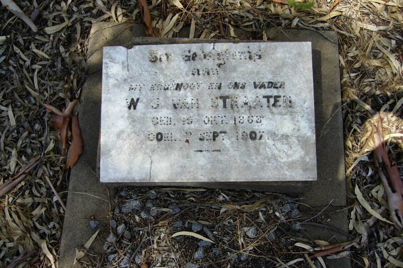 STRAATEN W.J., van 1868-1907