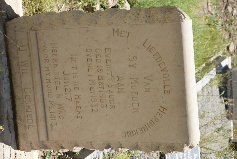 SAUER Everitt 1903-1932