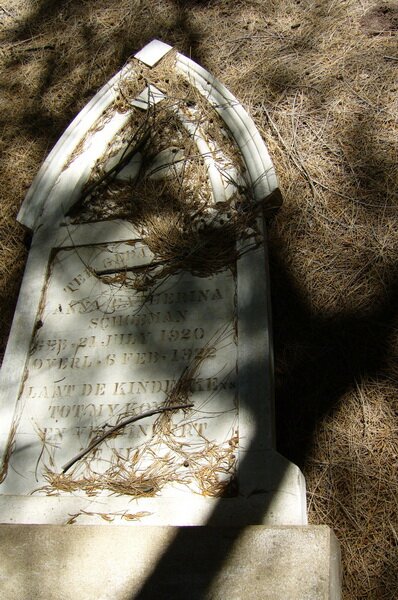 SCHOEMAN Anna Catherina 1920-1922