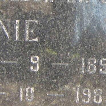 VORSTER Minnie F. 1893-1983