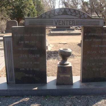 VENTER Jan Harm 1900-1980 &amp; Susan DU PLESSIS 1911-1960