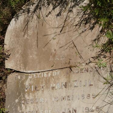 ZIJL Piet, van 1889-1925