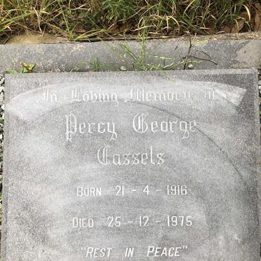 CASSELS Percy George 1916-1975