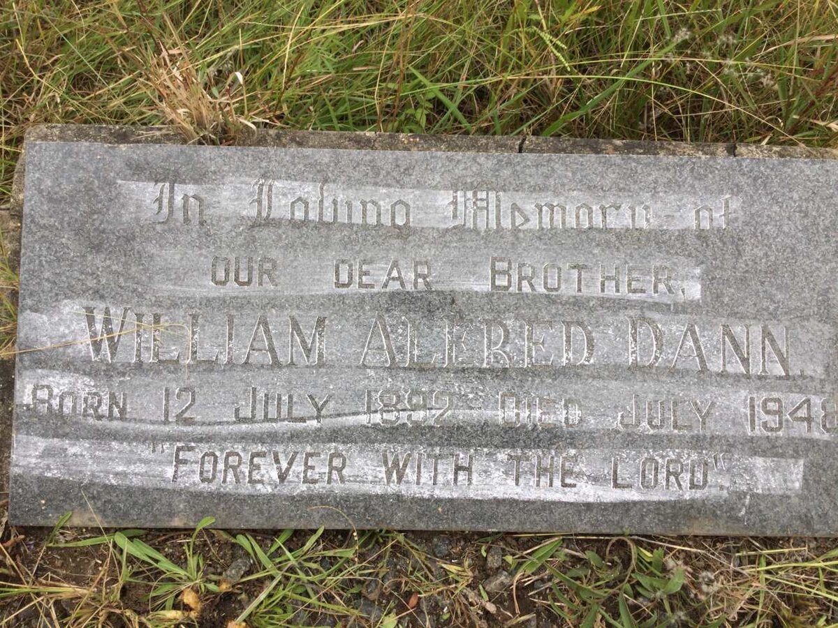 DANN William Alfred 1892-1948