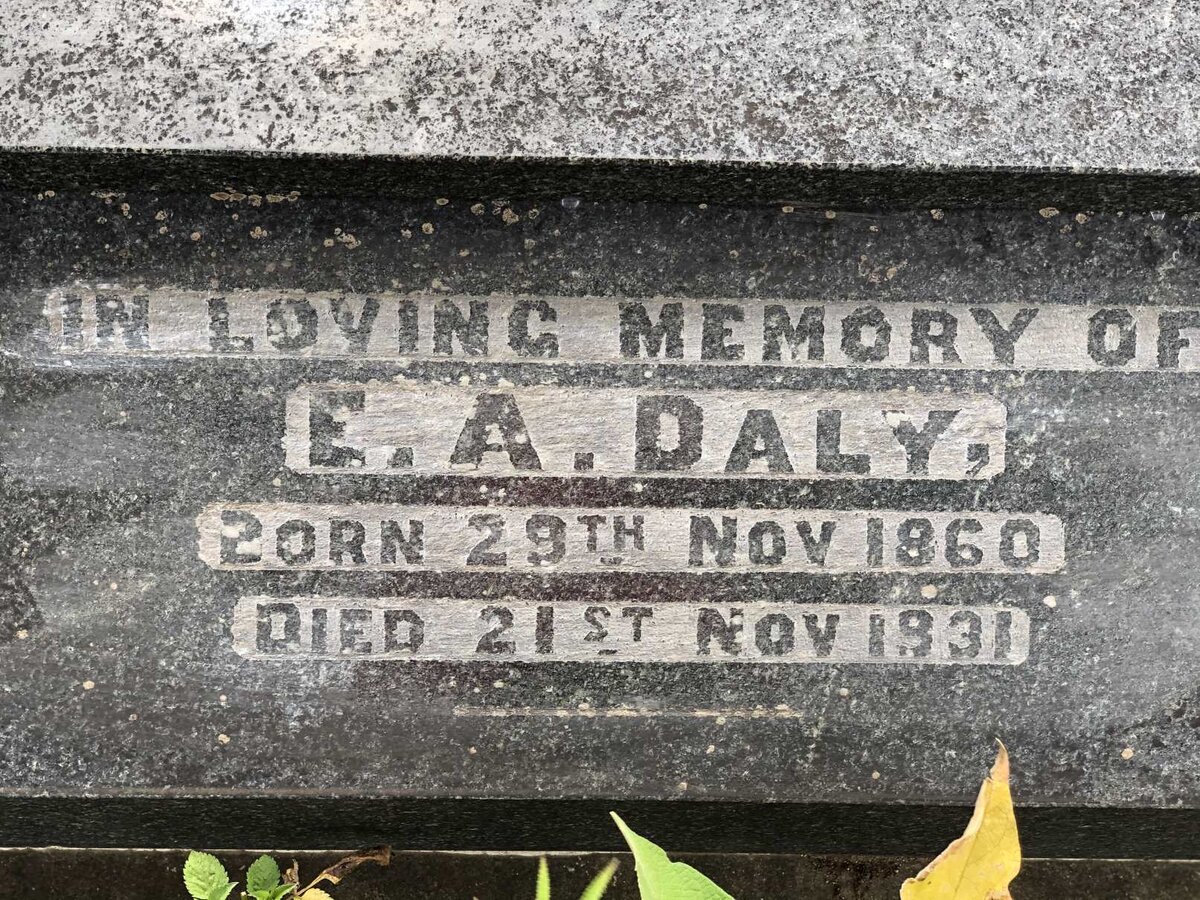 DALY E.A. 1860-1931