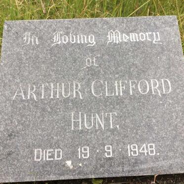 HUNT Arthur Clifford -1948