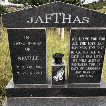JAFTHAS Neville 1973-2013