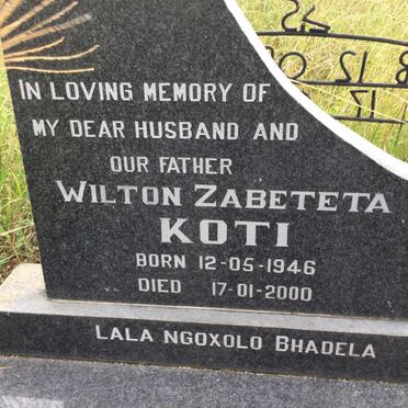 KOTI Wilton Zabeteta 1946-2000