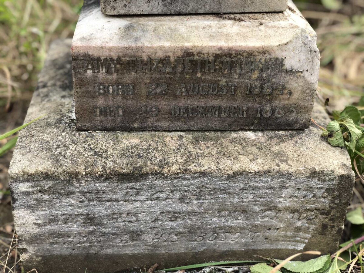 NANKIVELL Amy Elizabeth 1884-1885