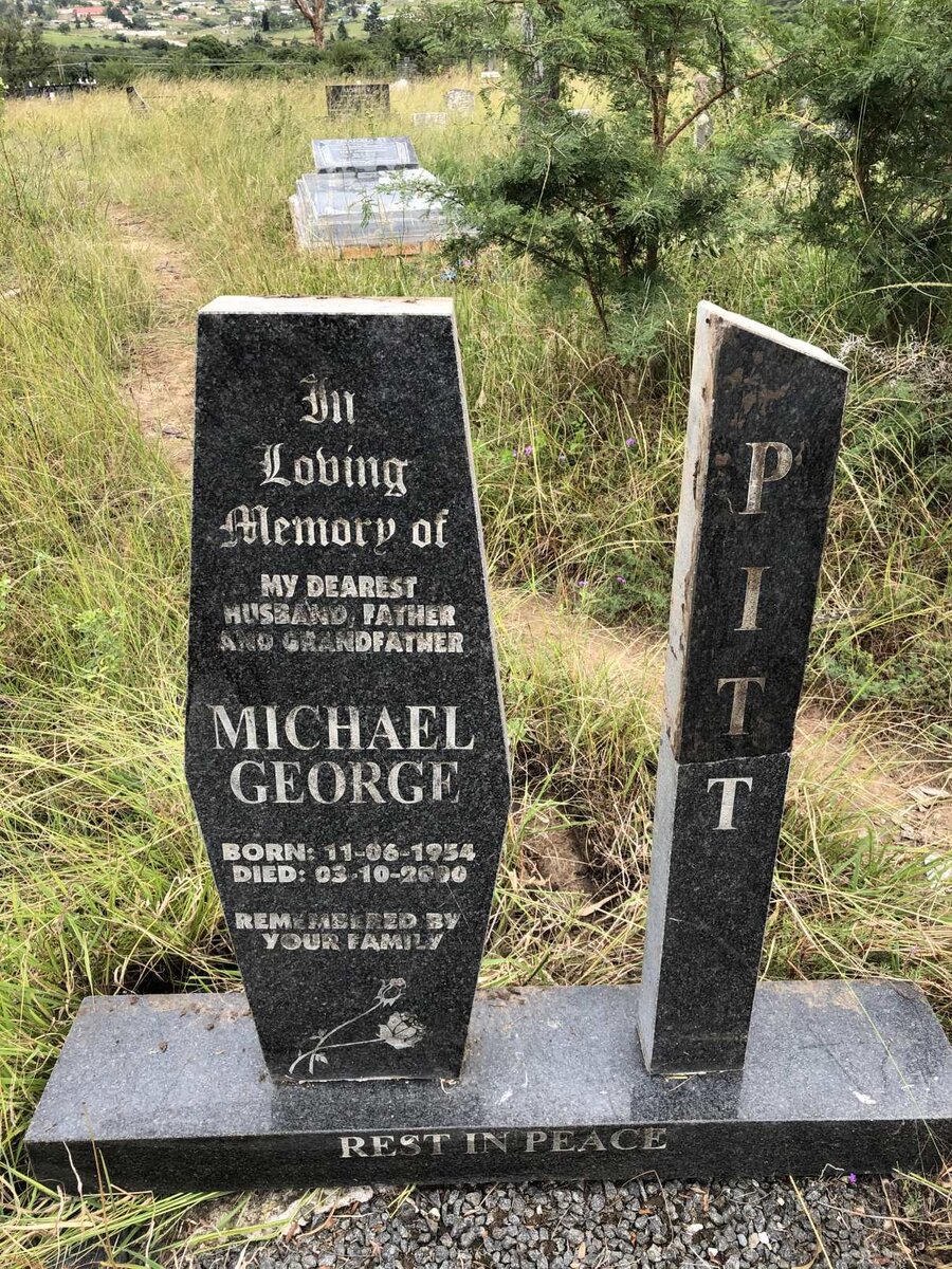 PITT Michael George 1954-2000