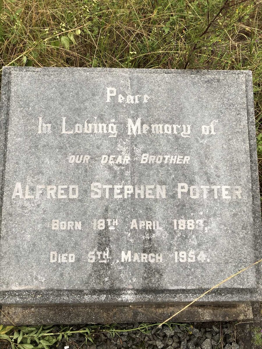 POTTER Alfred Stephen 1883-1954