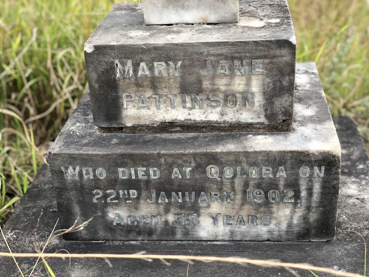 PATTINSON Mary Jane -1902