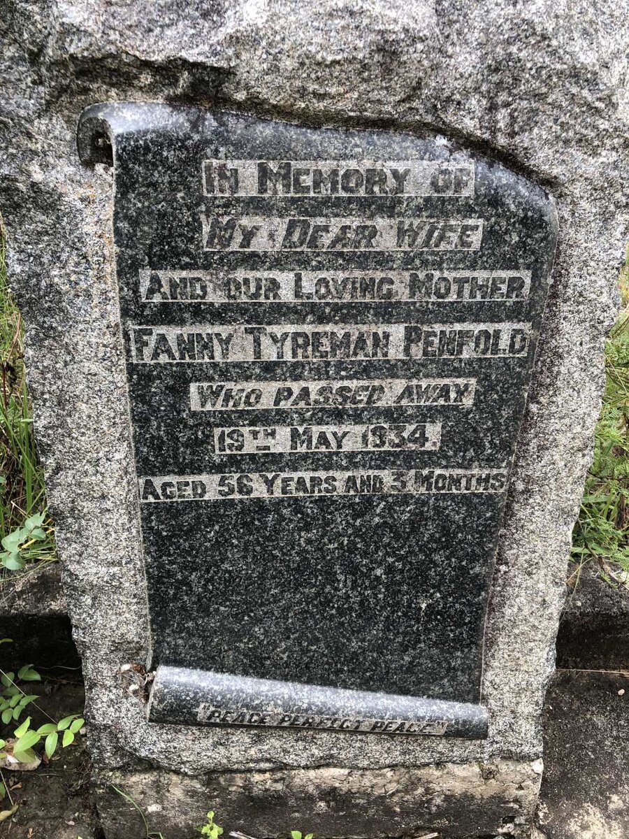 PENFOLD Fanny Tyreman -1934