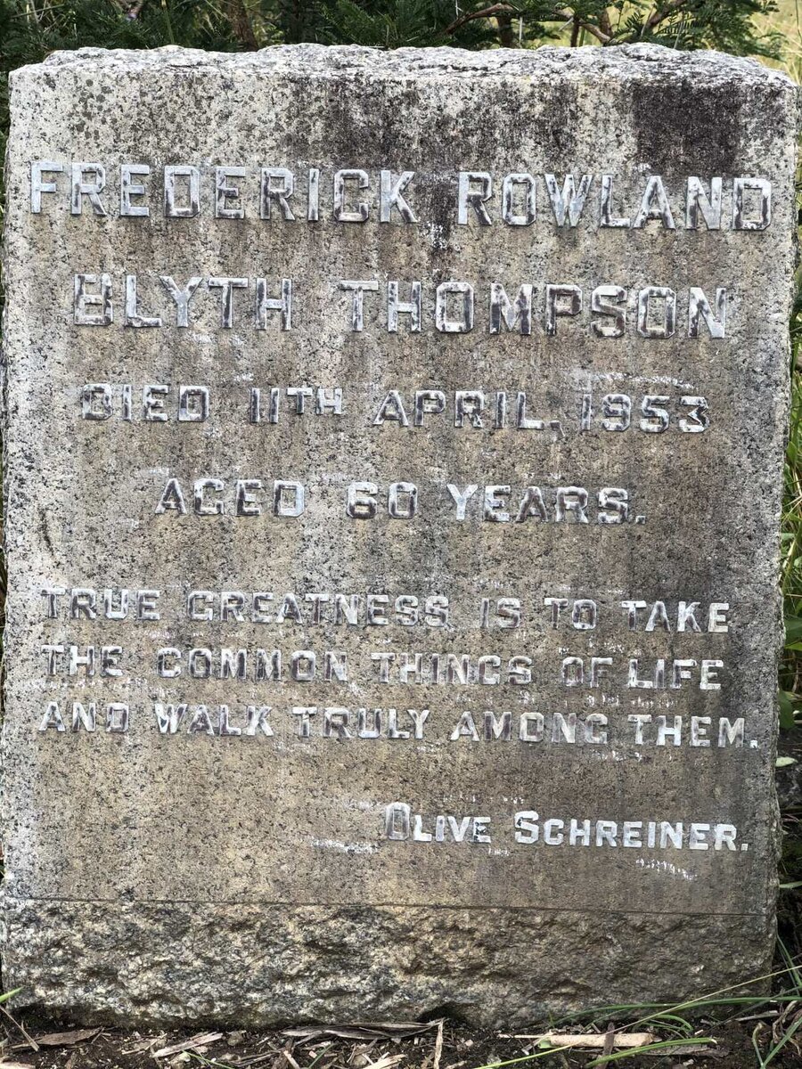 THOMPSON Frederick Rowland Blyth -1953