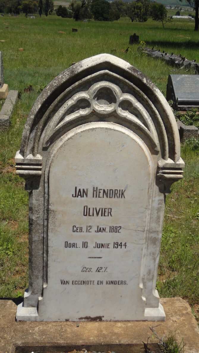 OLIVIER Jan Hendrik 1882-1944